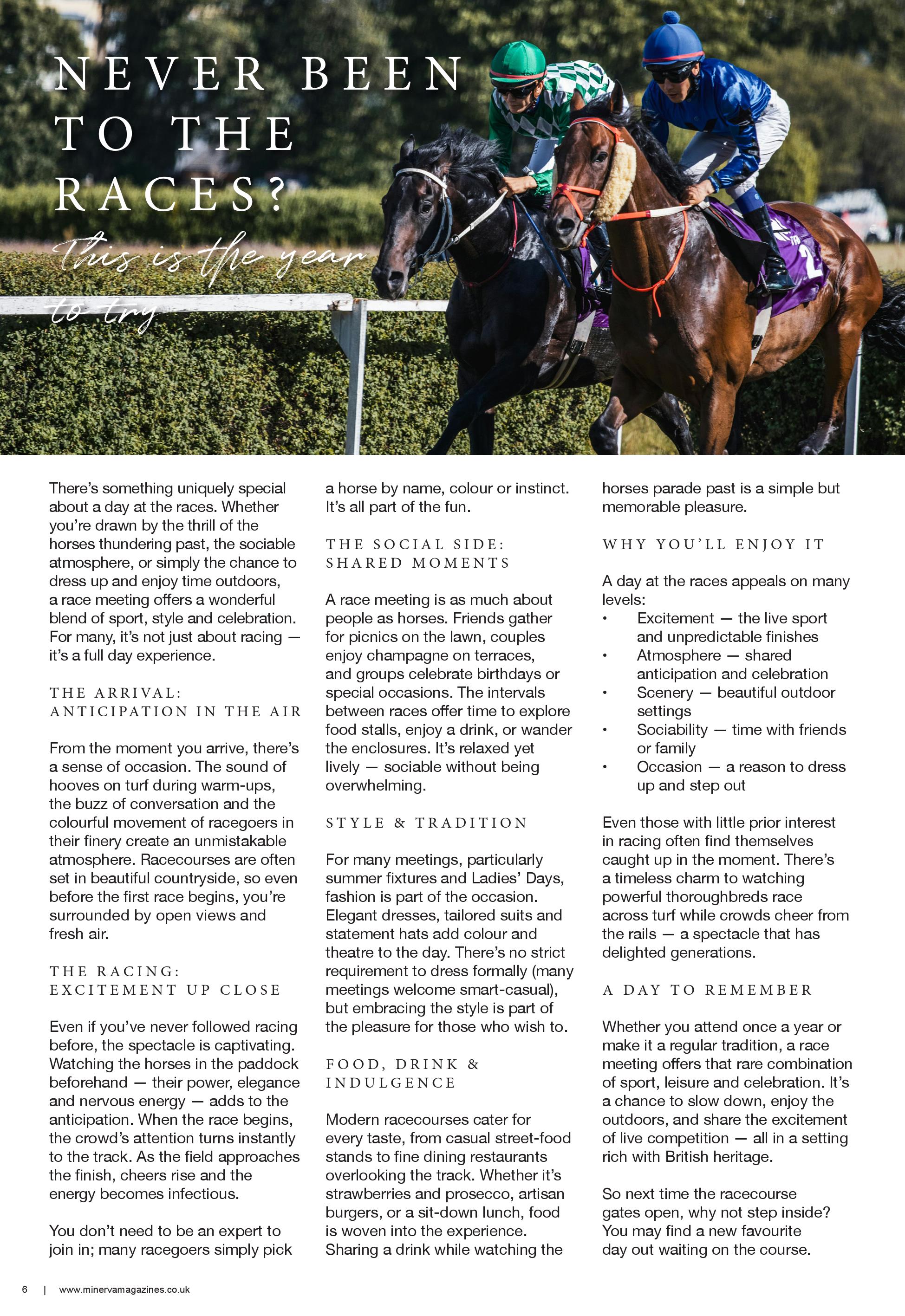 Harrogate Races Harrogate Living Apr / May 2026