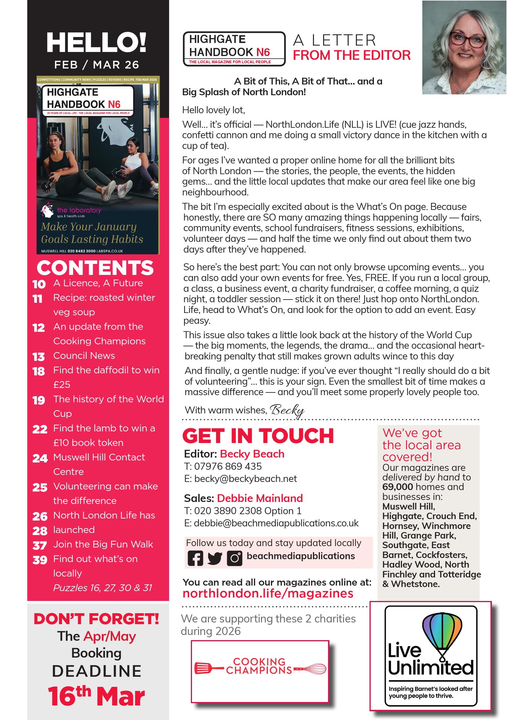 Highgate February Highgate Handbook Feb / Mar 2026