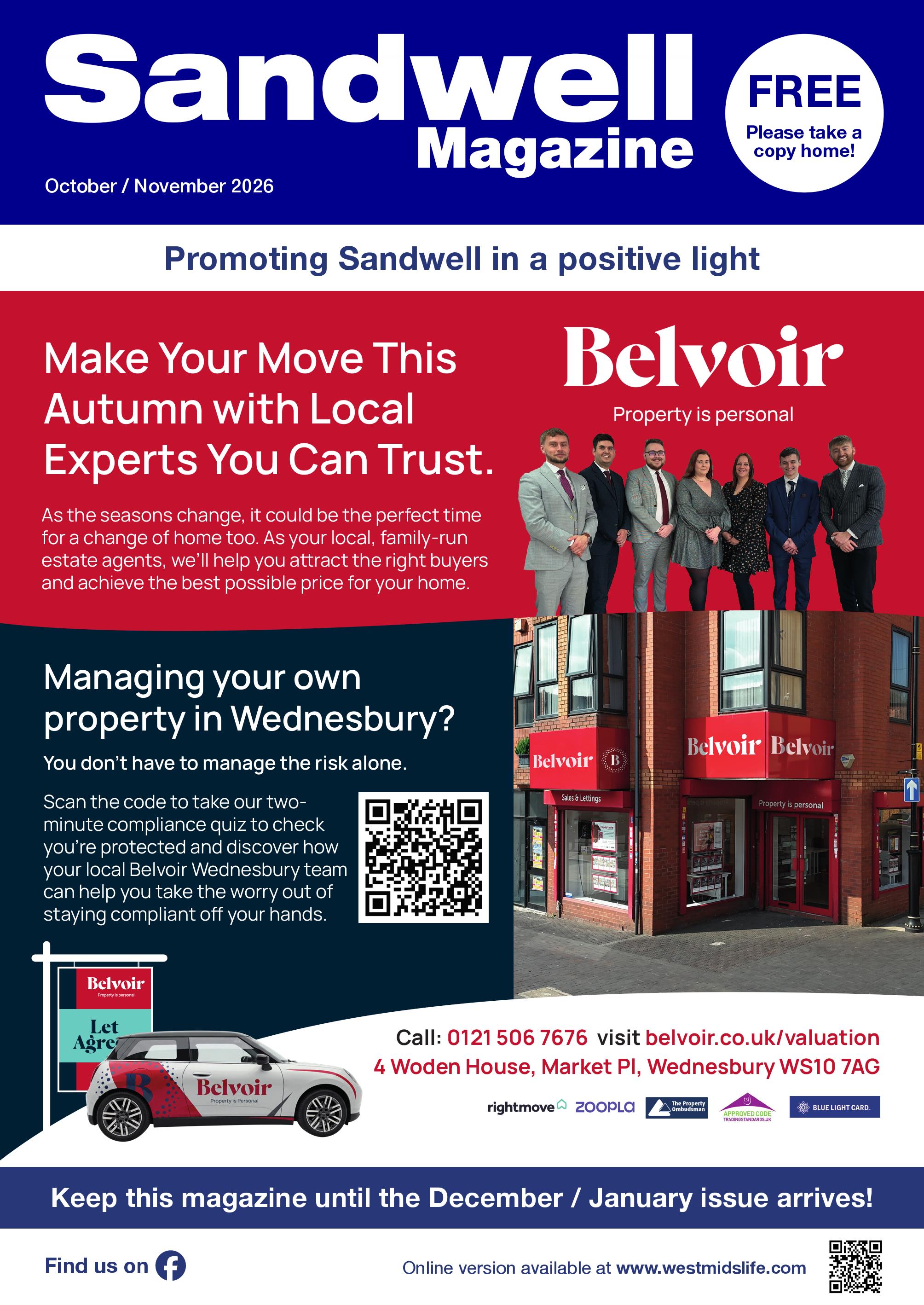 Sandwell Magazine Oct/Nov 2026 cover
