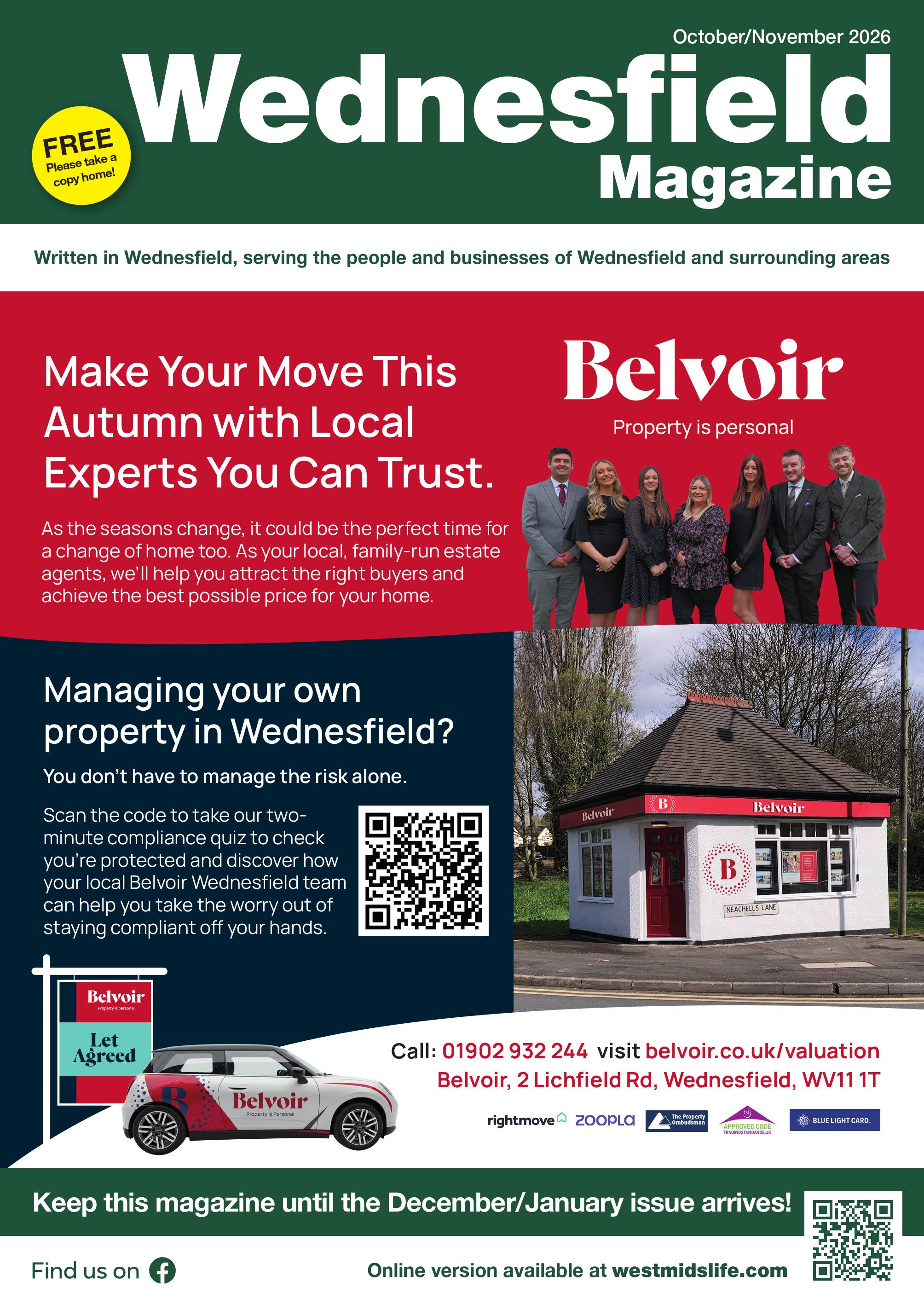 Wednesfield Magazine Oct/Nov 26 cover