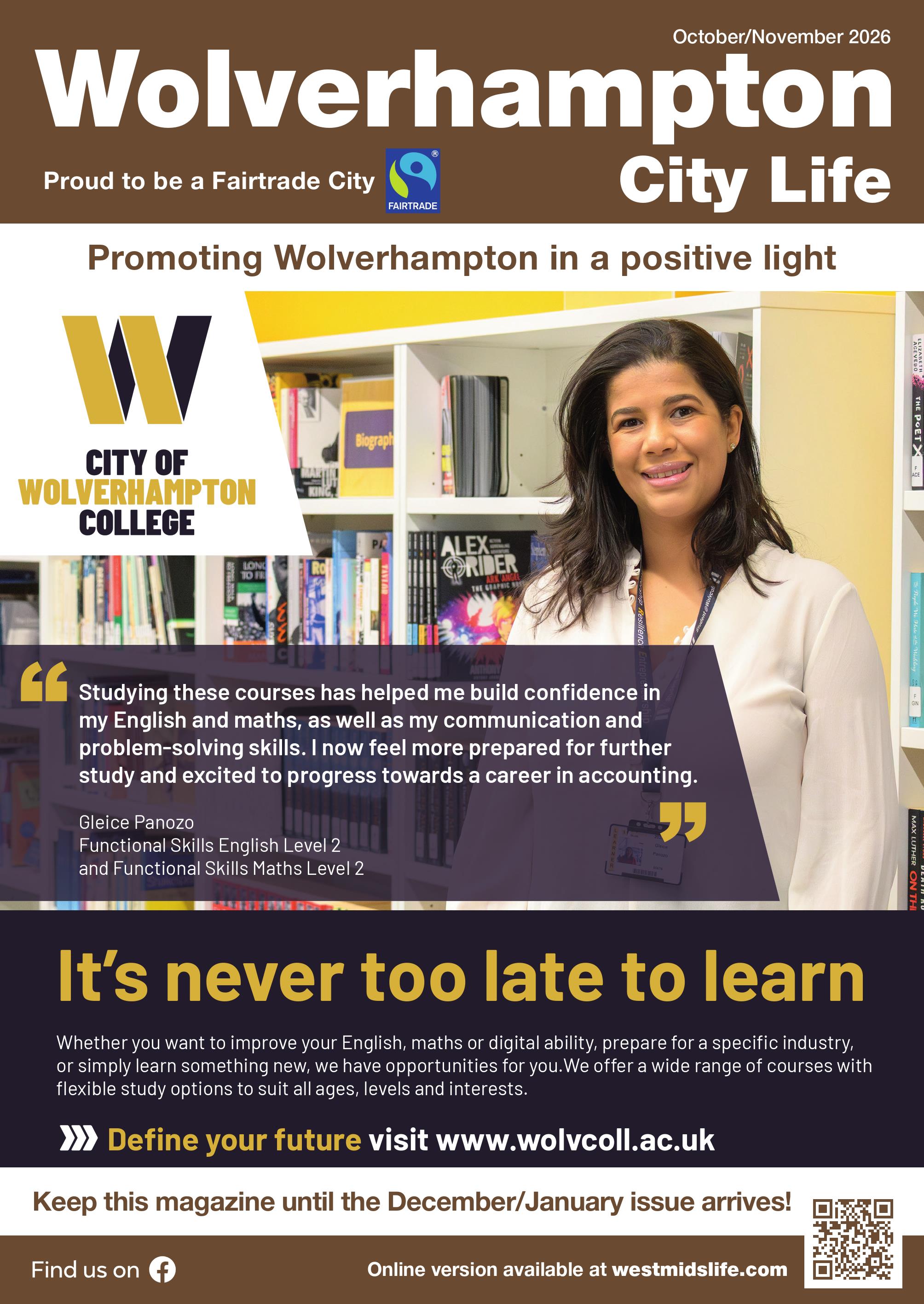 Wolverhampton City Life Oct/Nov 26 cover