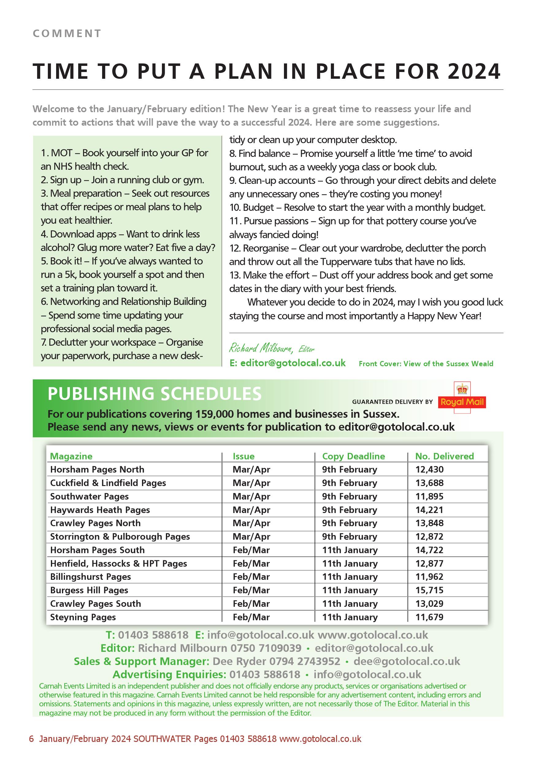 Southwater Pages Jan / Feb 2024