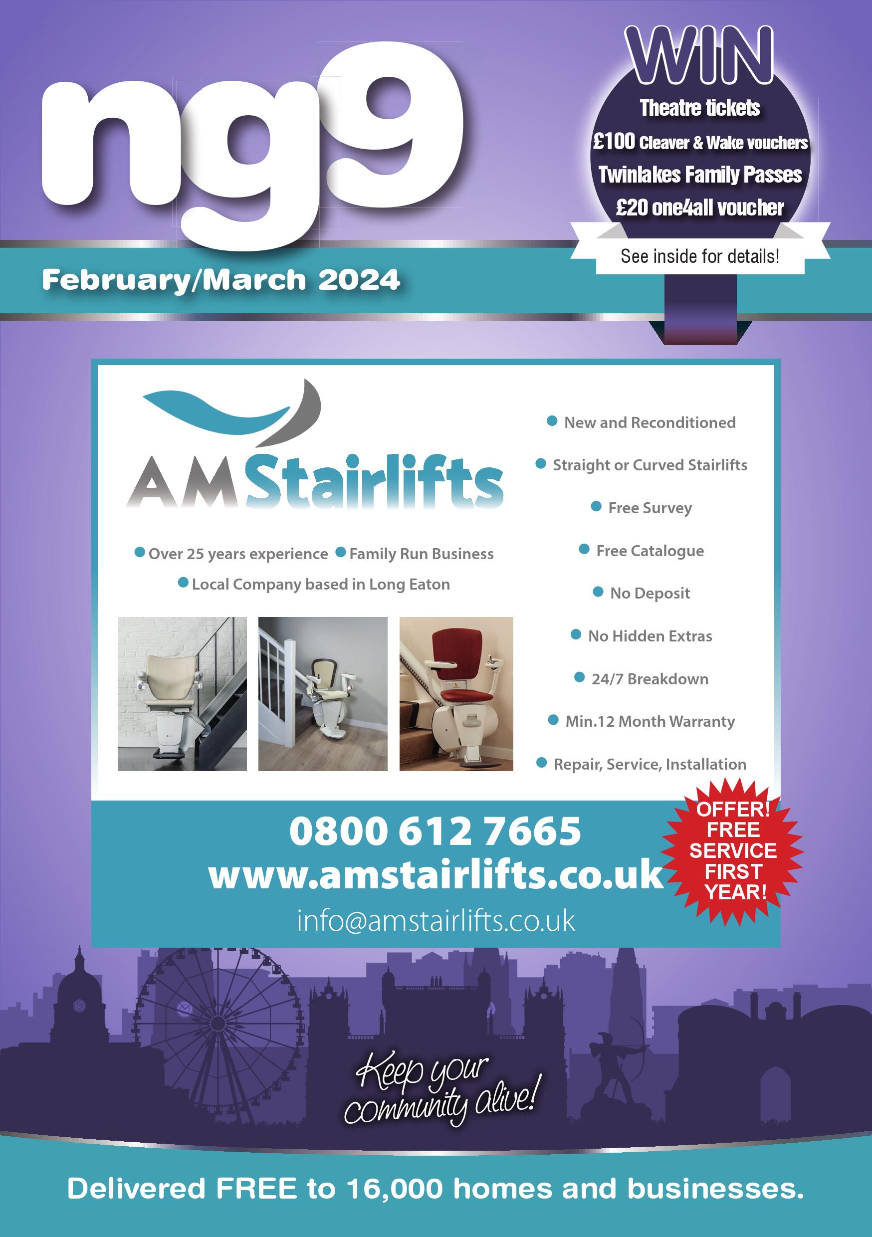 Ng9 Bramcote, Stapleford, Toton etc Feb / Mar 2024